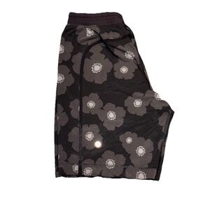lululemon Pace Breaker Lined Short 9” Men’s Size Small S Black Floral Print